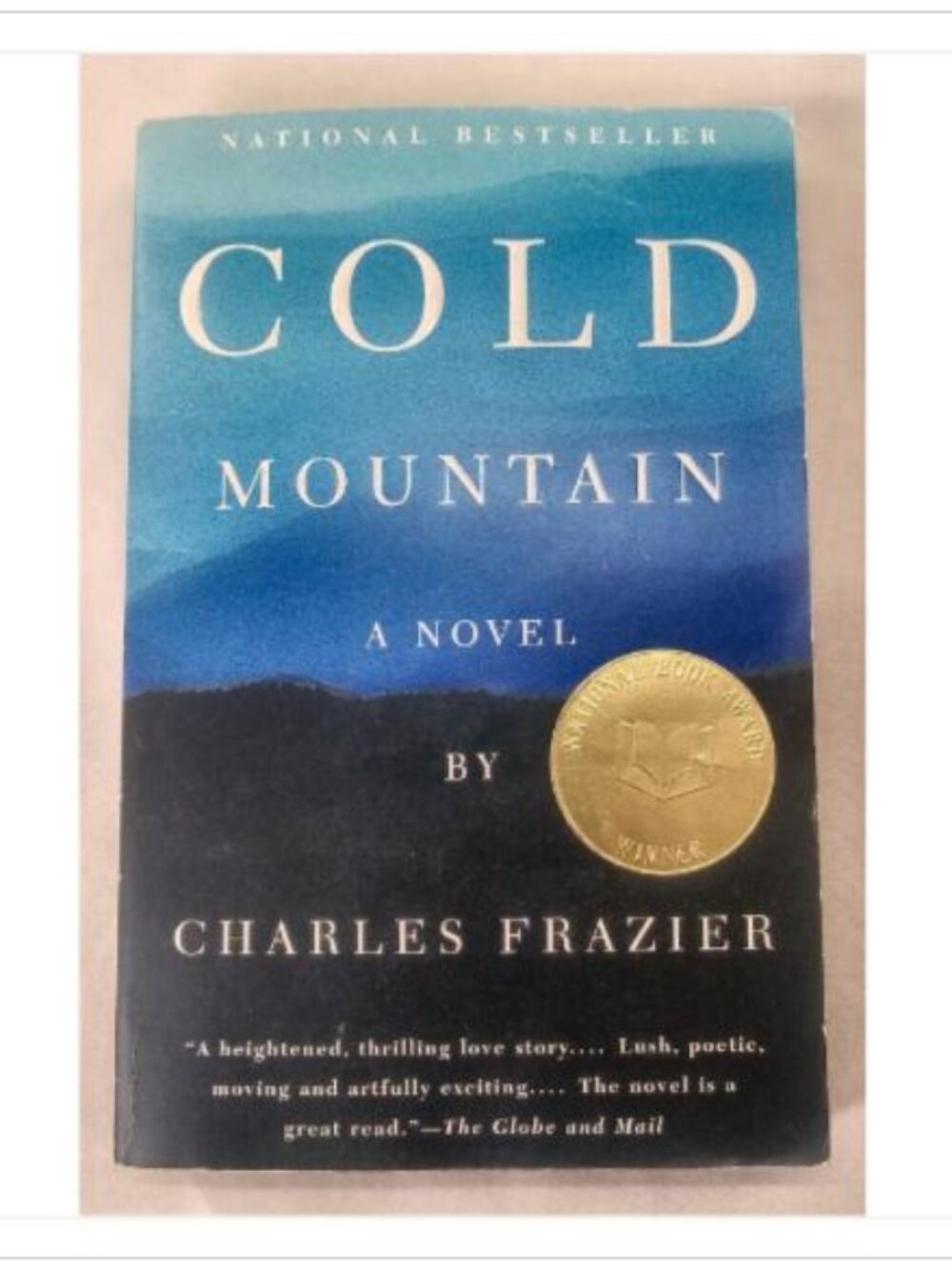 Cold Mountain Charles Frazier 1998 First Vintage Canada Edition Paperback Book